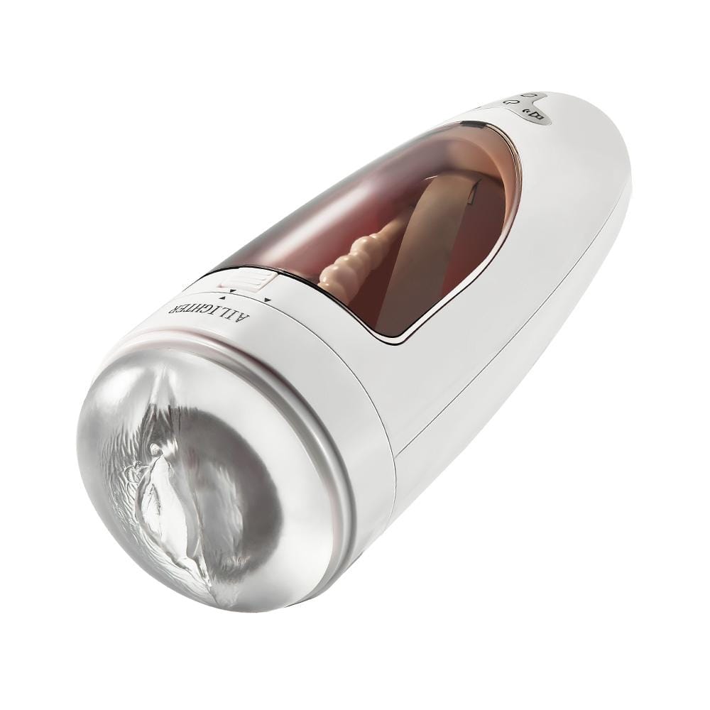 5-pattern Sucking 10-frequency Rotation Beads Rows Male Masturbation Cup