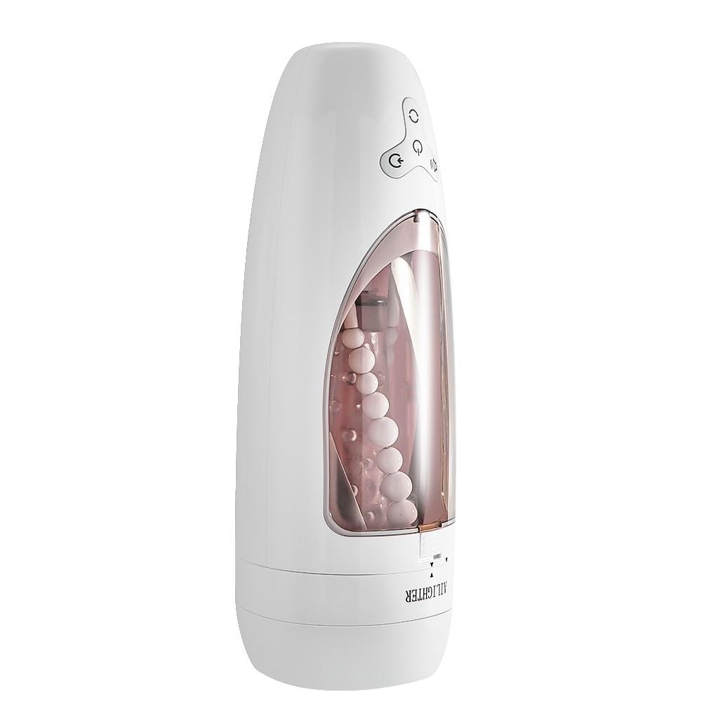 5-pattern Sucking 10-frequency Rotation Beads Rows Male Masturbation Cup
