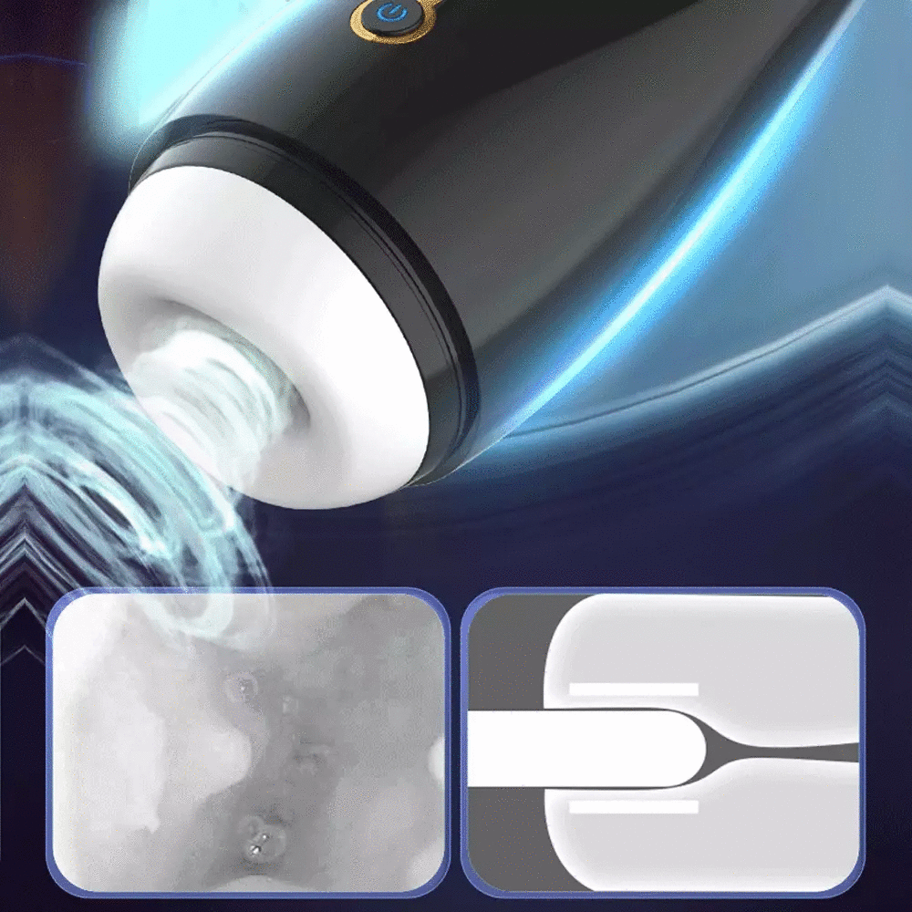 Intellegent Heating Automatic Men Masturbation Realistic Vagina Male Masturbator Cup Vacuum Sucking Silicone Sex Toys for Adults