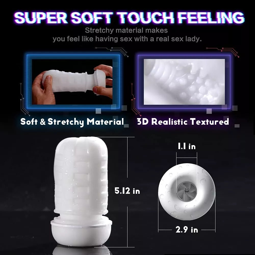 Sucking Male Masturbators Automatic Vibrating Heating Orgasm Masturbation Cup
