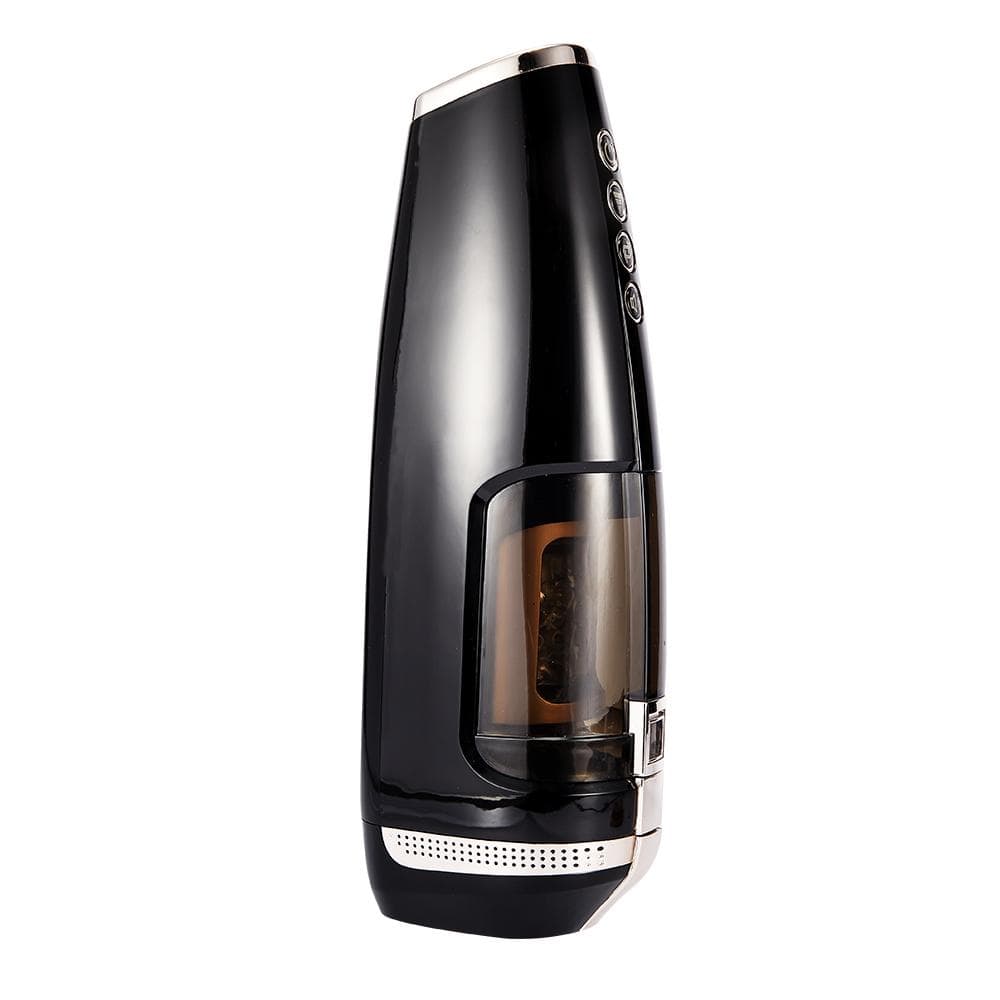 AILIGHTER Partial Transparent 5-Frequency Telescoping Voice Heating Masturbator