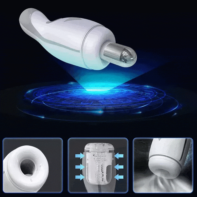 Real Sucking Masturbattion Cup male Blowjob Masturbators with Strong Suction Powerful vibrating Erotic Sex toys for men