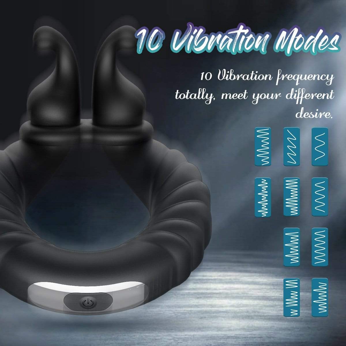 Perineum Massager | Vibrating Dual Penis Ring