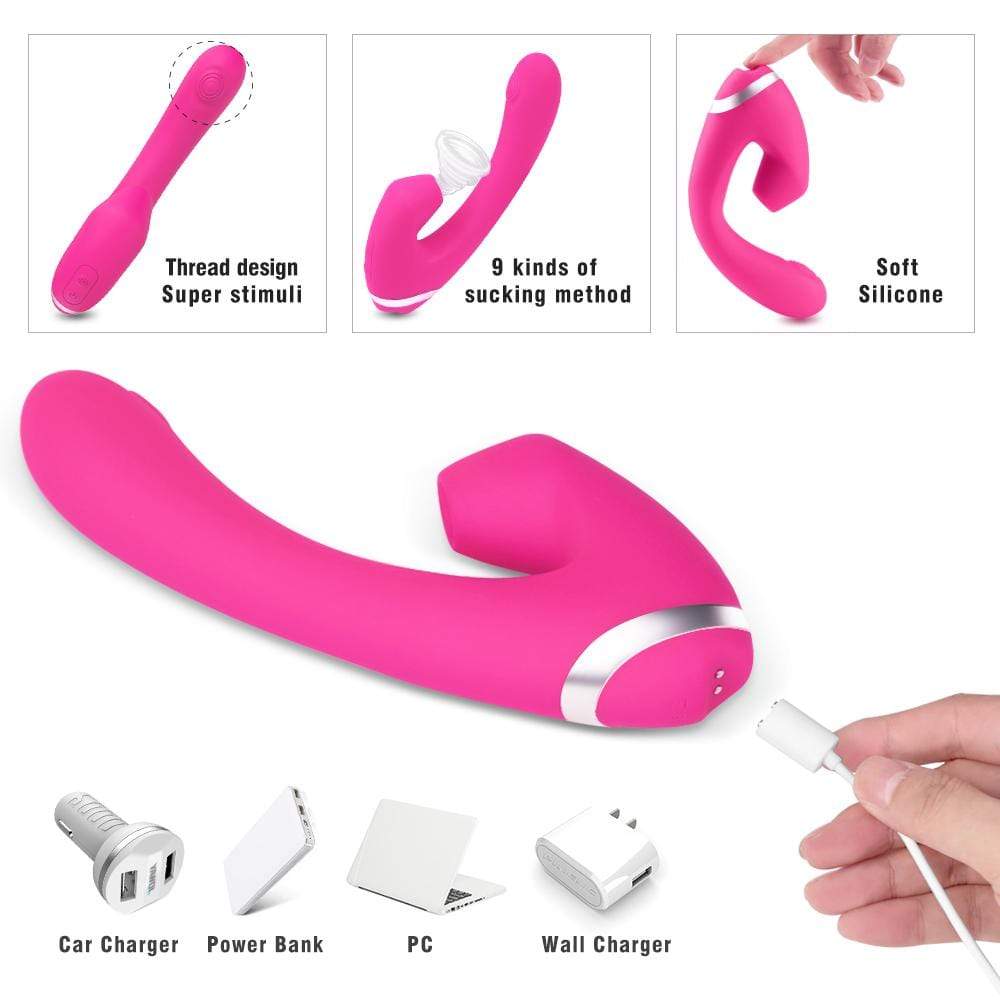 9 Frequencies Clitoris Sucking Vibrator