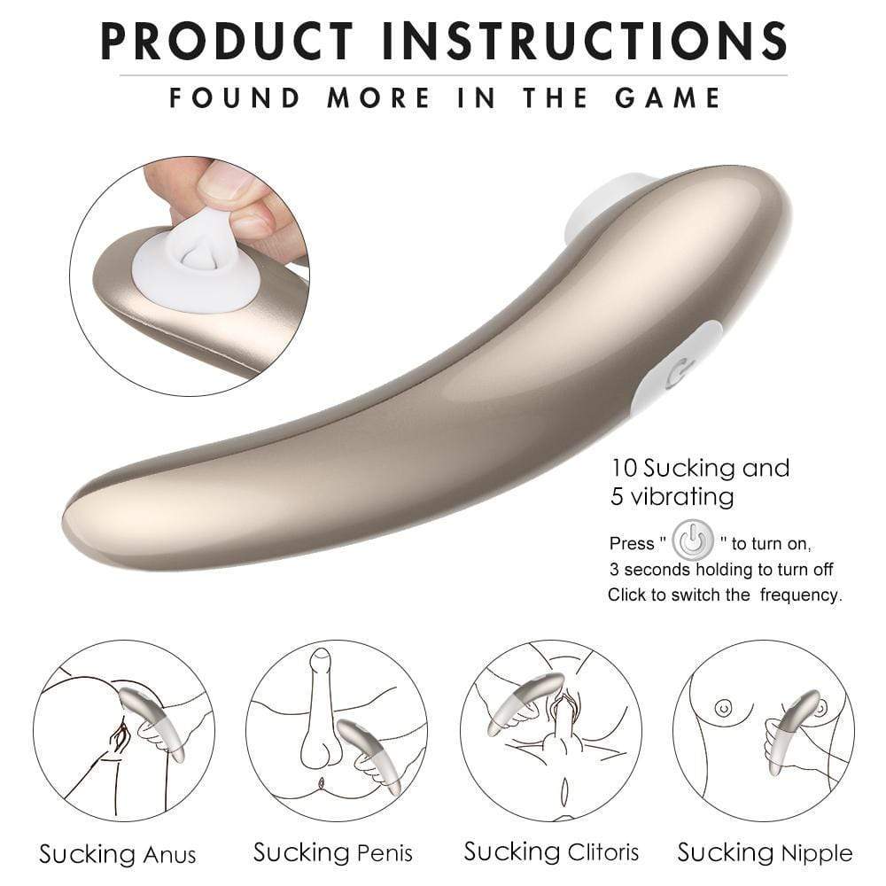 Sucking Clit Vibrator Tongue