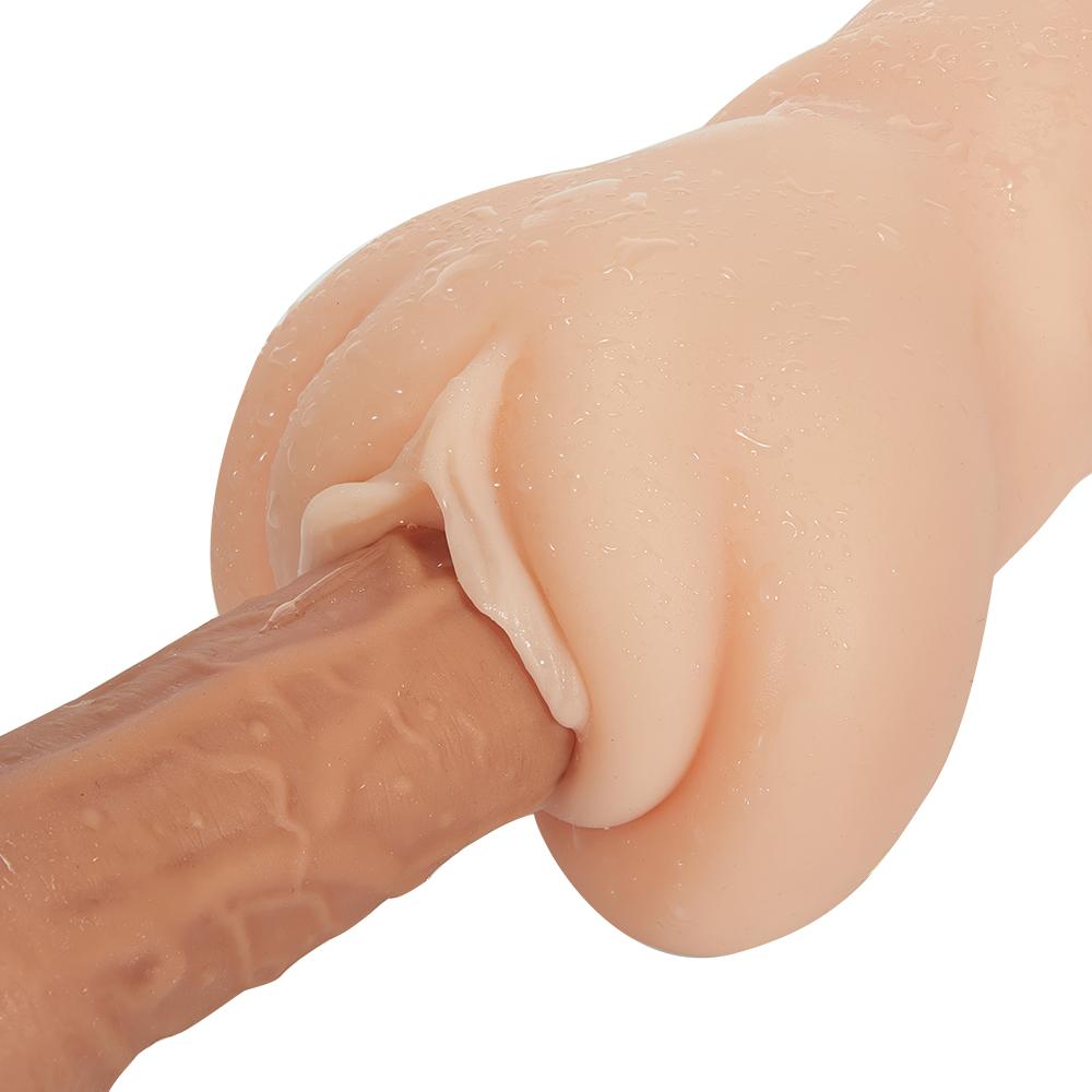 1.58lb Ultra-Realistic Textured Vagina Pocket Pussy Mastorbator