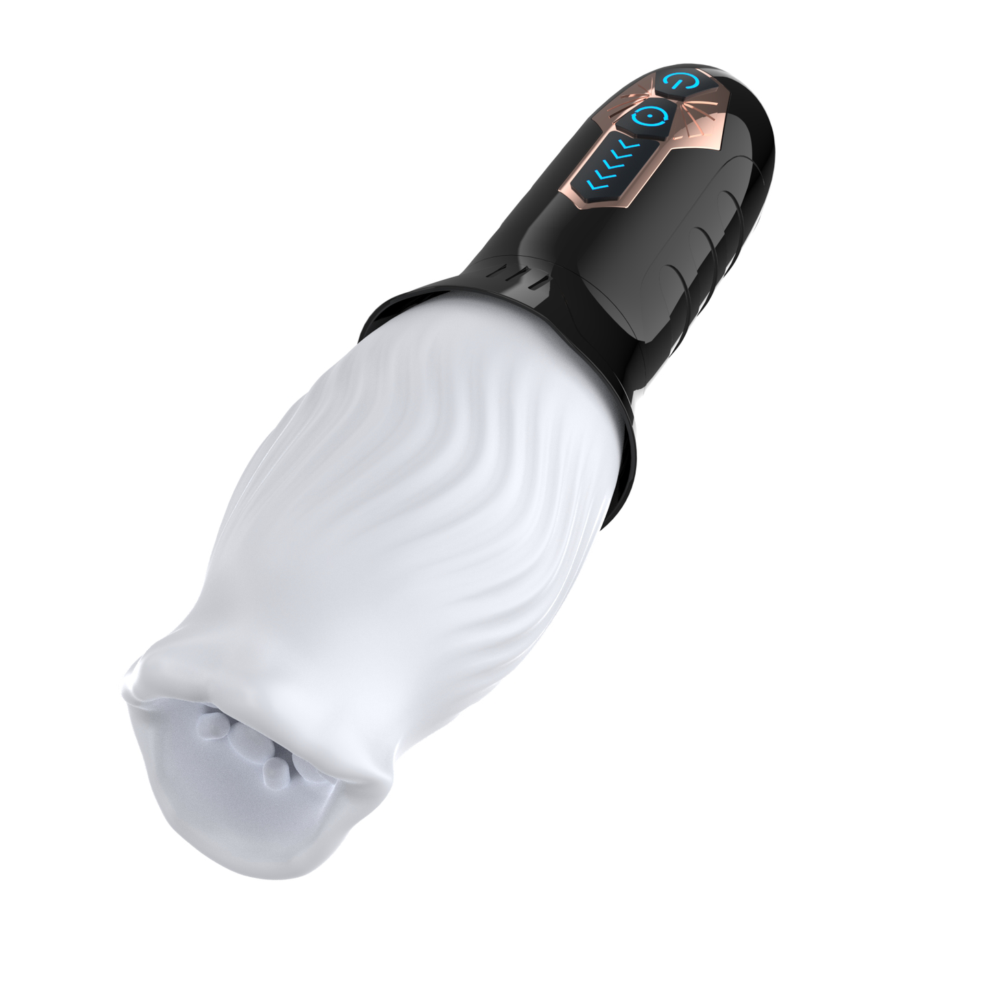 360°Automatic Rotation Vibrator Bare Sleeve 10 Vibration 5 Rotation Oral Sex Masturbator
