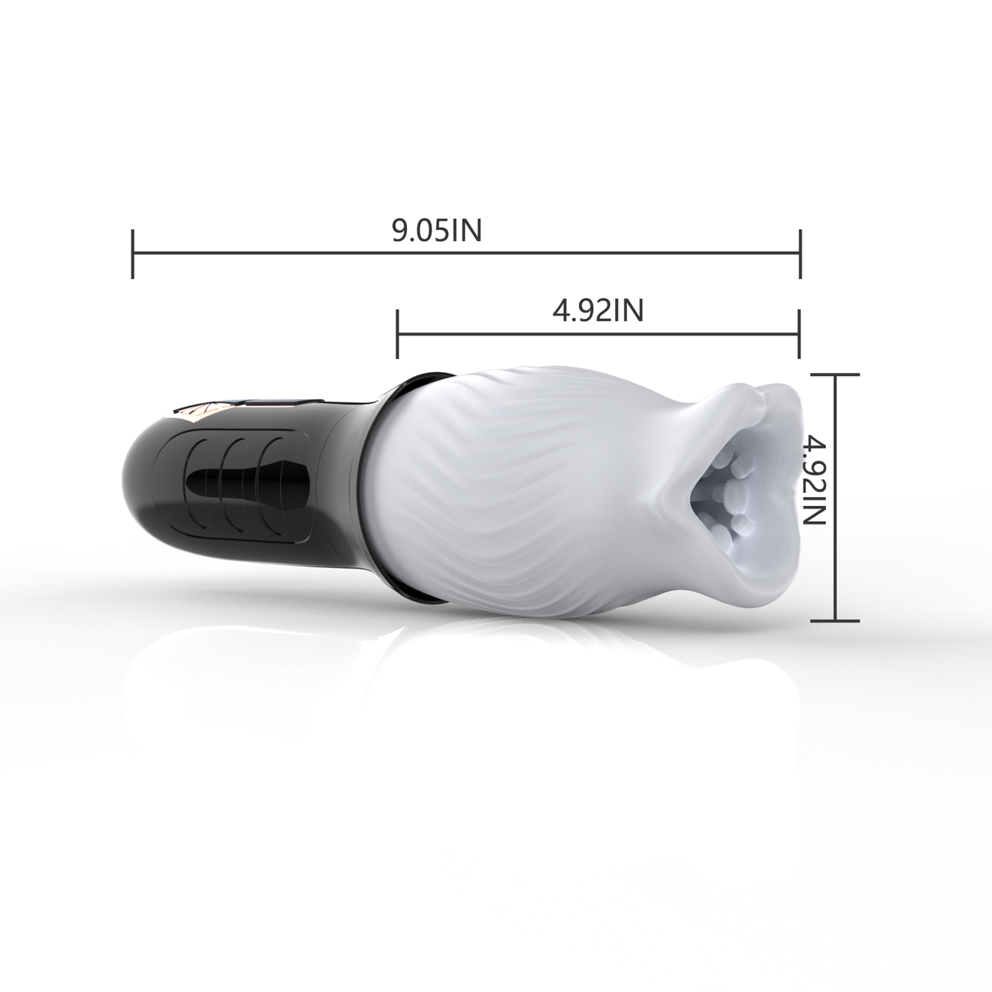 360°Automatic Rotation Vibrator Bare Sleeve 10 Vibration 5 Rotation Oral Sex Masturbator