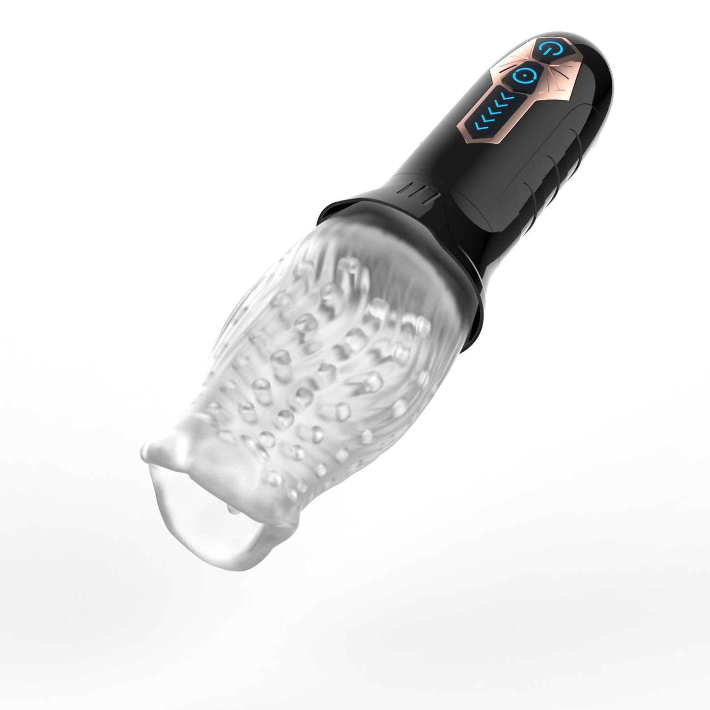 360°Automatic Rotation Vibrator Bare Sleeve 10 Vibration 5 Rotation Oral Sex Masturbator