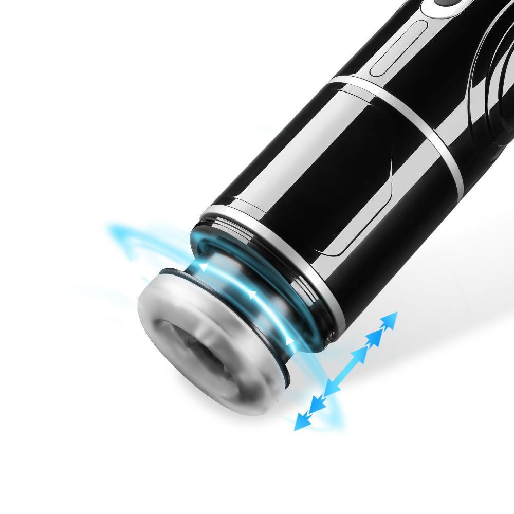 7 Telescoping 7 Spinning Effortless Fun Masturbation Cup