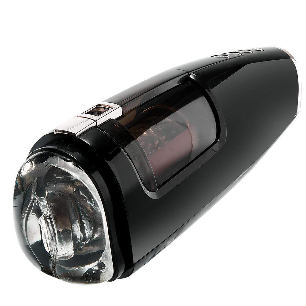AILIGHTER Partial Transparent 5-Frequency Telescoping Voice Heating Masturbator