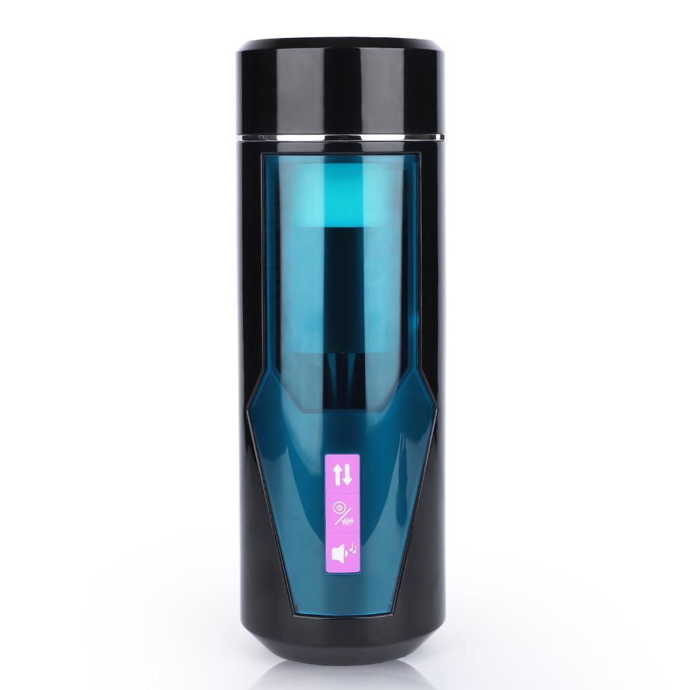 9 Vibration 10 Thrusting LED Sucker Masturbation Cup