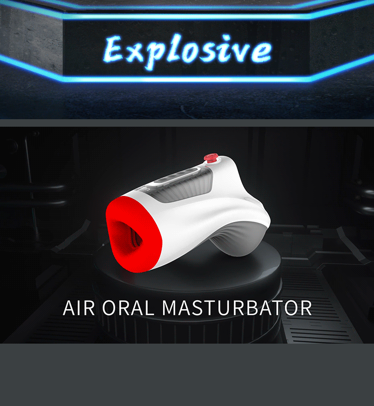 2021 SPACE THUNDER Real Oral Tube,Deep Throat Control,Vacuum Suction,Rhythmic Vibration