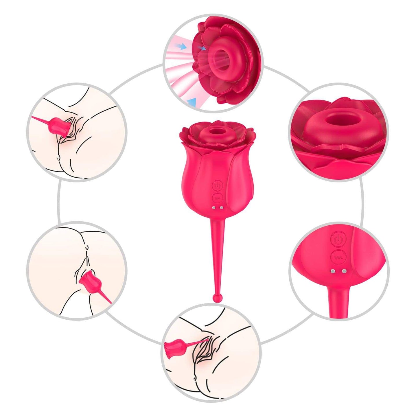 Sucking Rose Vibrator