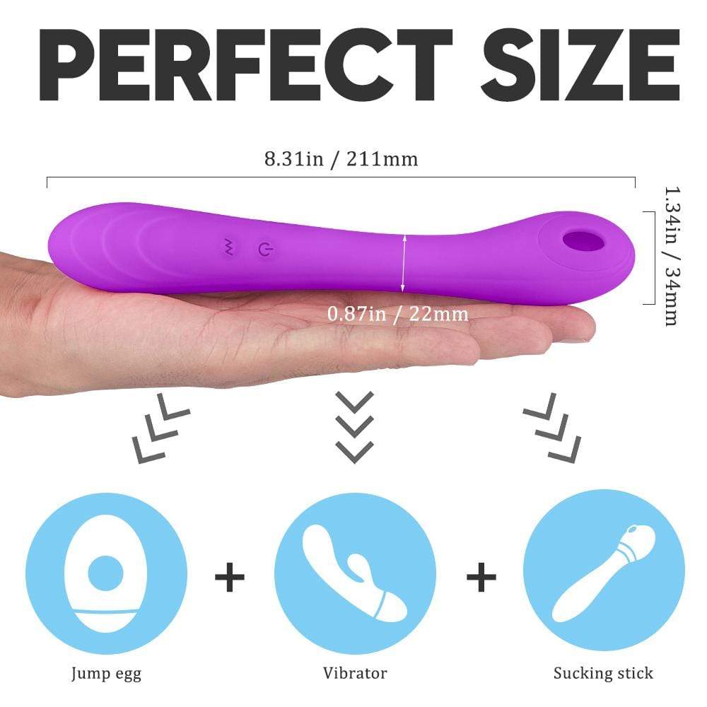 G-Spot Sucker Stick Vibrator