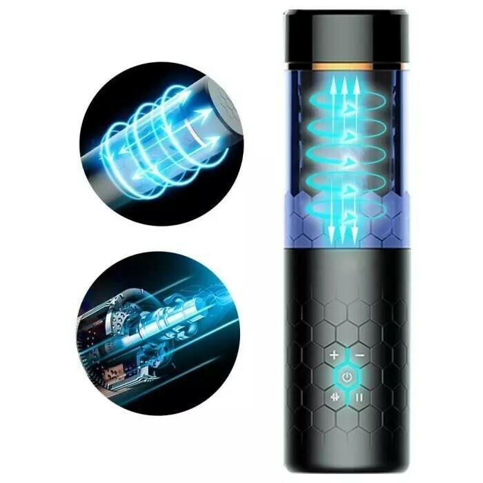 10 Thrusting Spinning Suction Cup Male Automatic Masturbation Cup
