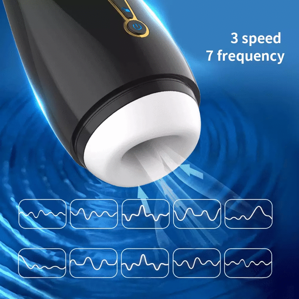 Intellegent Heating Automatic Men Masturbation Realistic Vagina Male Masturbator Cup Vacuum Sucking Silicone Sex Toys for Adults