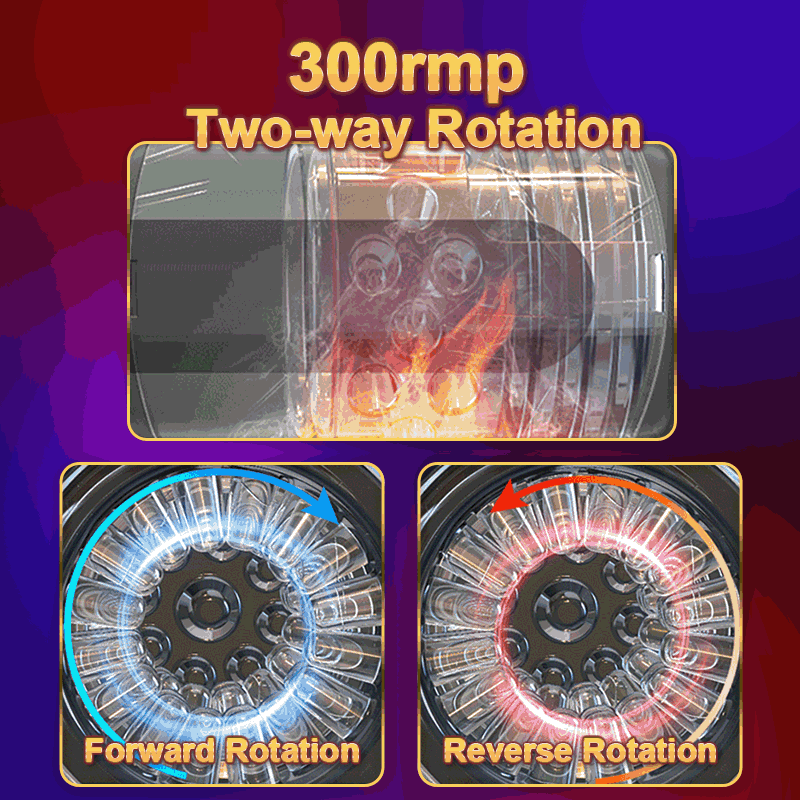 Automatic Male Masturbator Telescopic Rotation Voice Silicone Masturbation Sex Toys