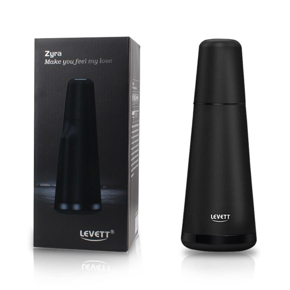 LEVETT Male Automatic Masturbator Cup Realistic Vagina Sucking Machine Electric Telescopic Voice Masturbation Sex Toy For Men