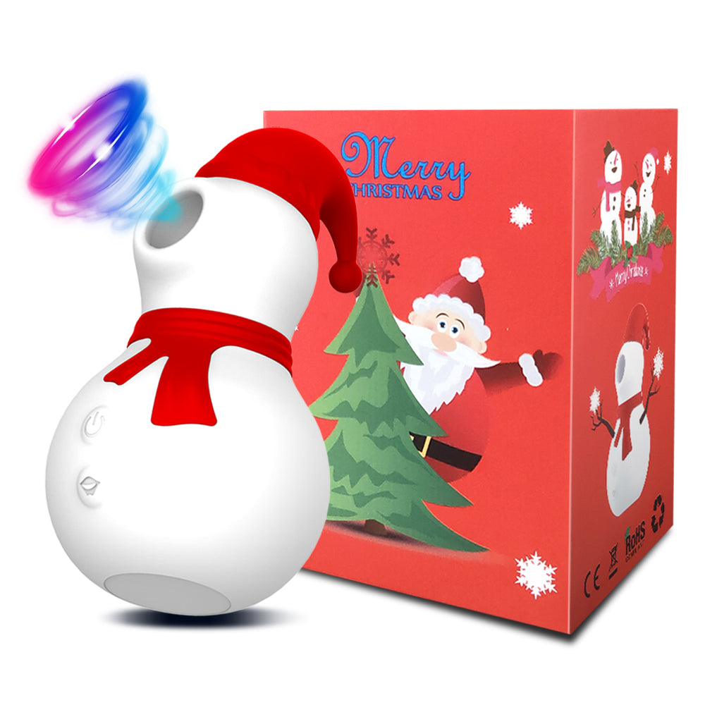 Snowman Clit Sucker Vacuum Stimulator Vagina Sucking Vibrator