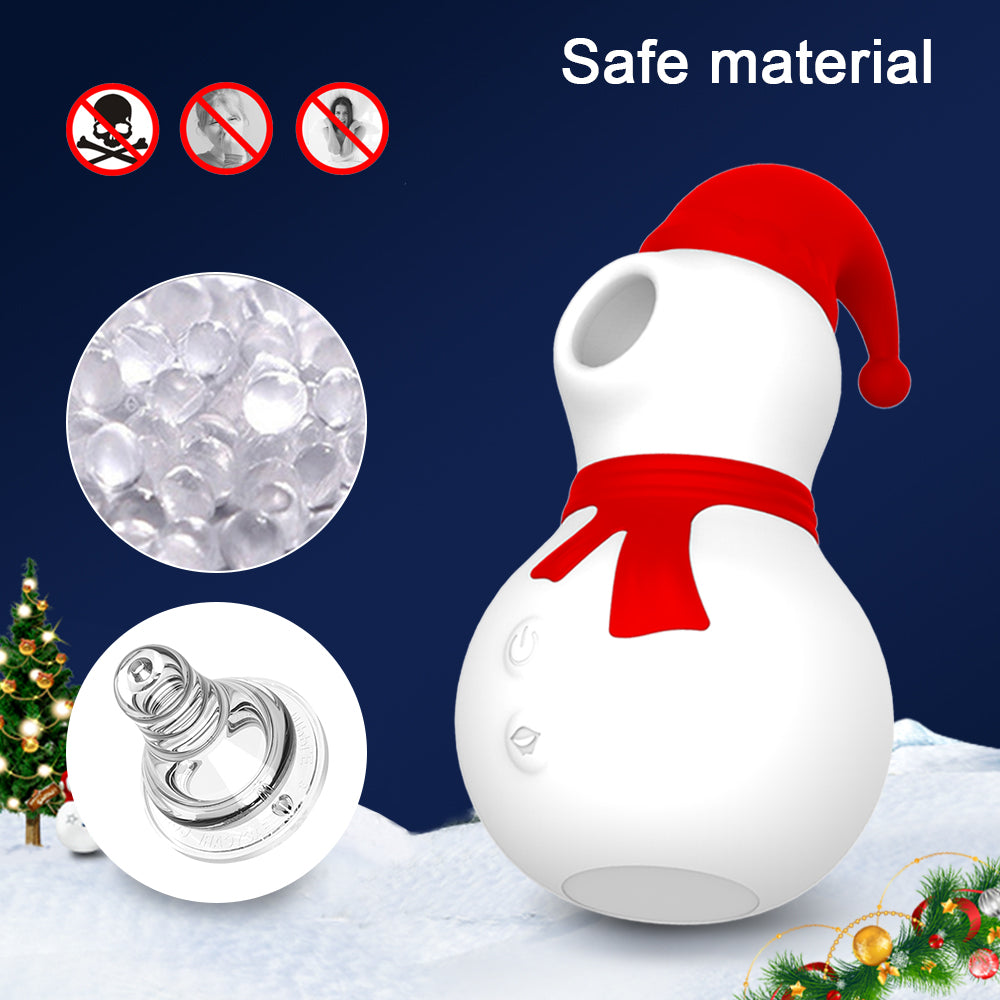 Snowman Clit Sucker Vacuum Stimulator Vagina Sucking Vibrator