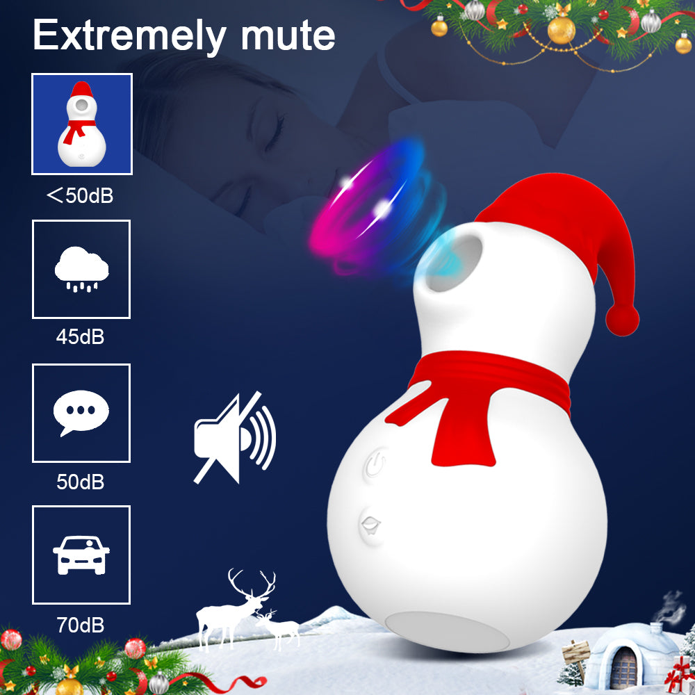Snowman Clit Sucker Vacuum Stimulator Vagina Sucking Vibrator