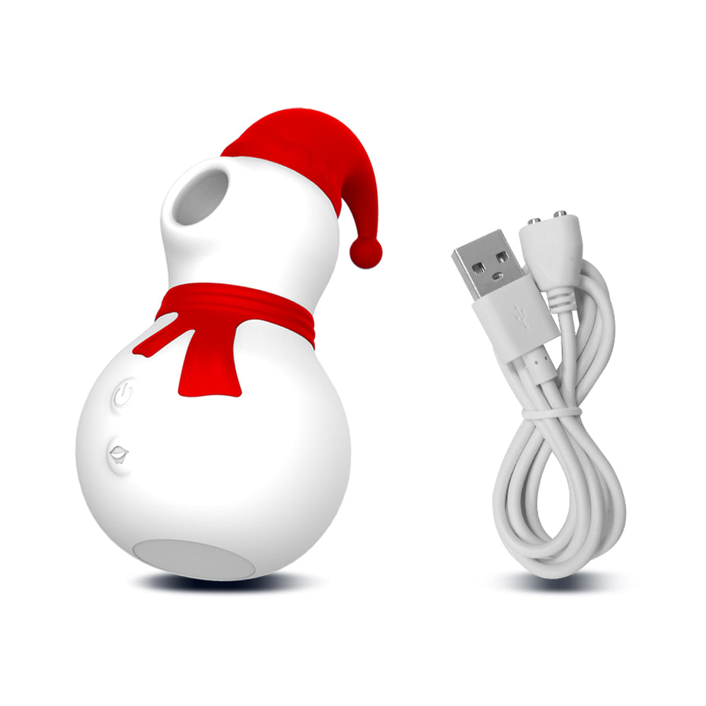 Snowman Clit Sucker Vacuum Stimulator Vagina Sucking Vibrator