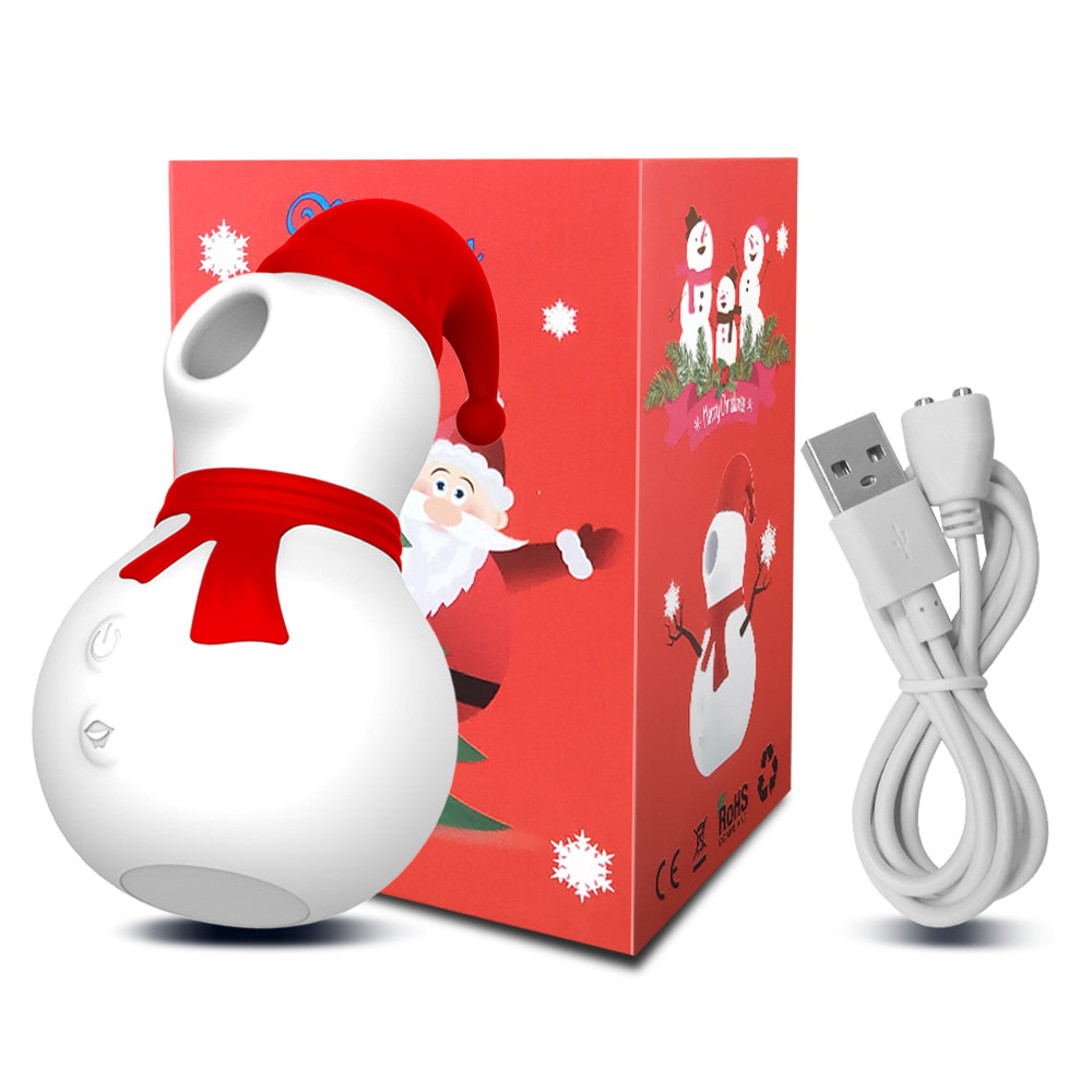 Snowman Clit Sucker Vacuum Stimulator Vagina Sucking Vibrator
