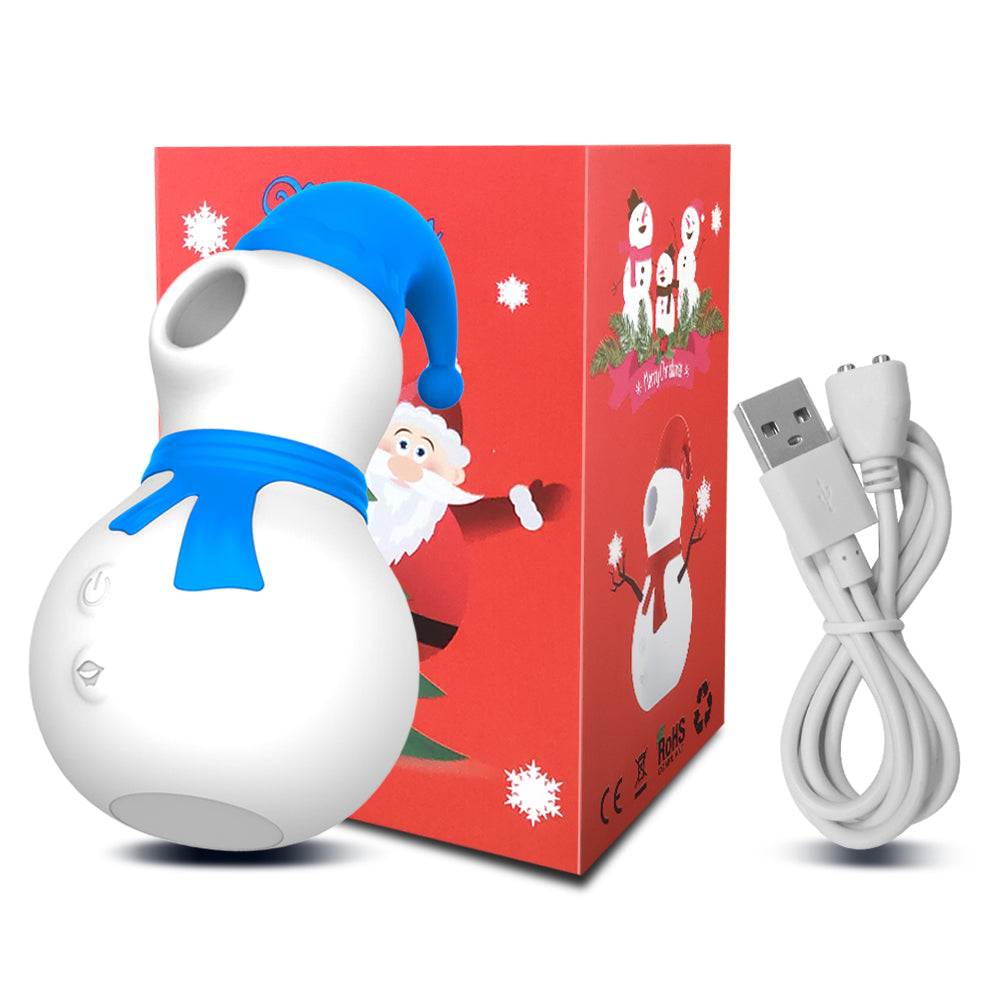 Snowman Clit Sucker Vacuum Stimulator Vagina Sucking Vibrator