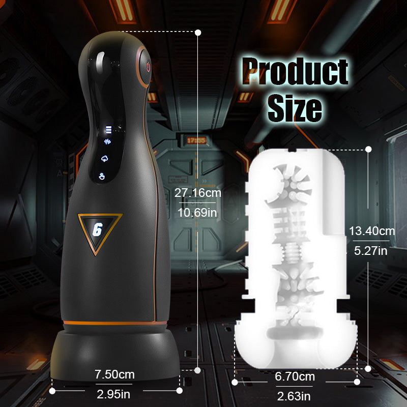Sucking Male Masturbators Automatic Vibrating Heating Orgasm Masturbation Cup