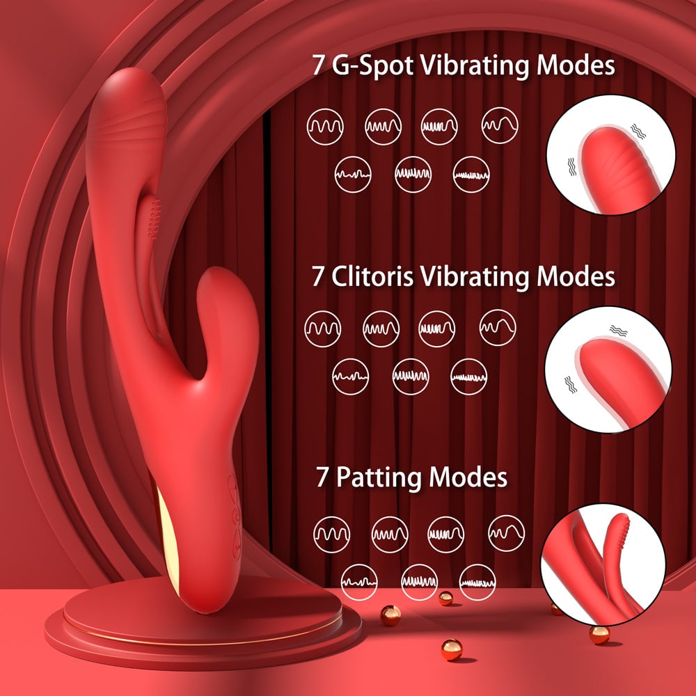 Rabbit Tapping G-spot Vibrator - V10