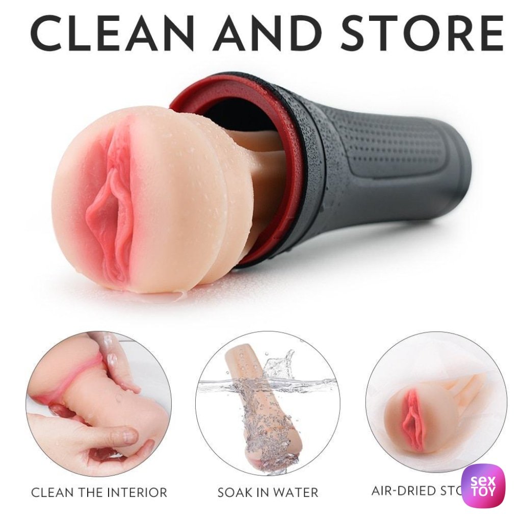 Remote Control Male Masturbator With Bullet