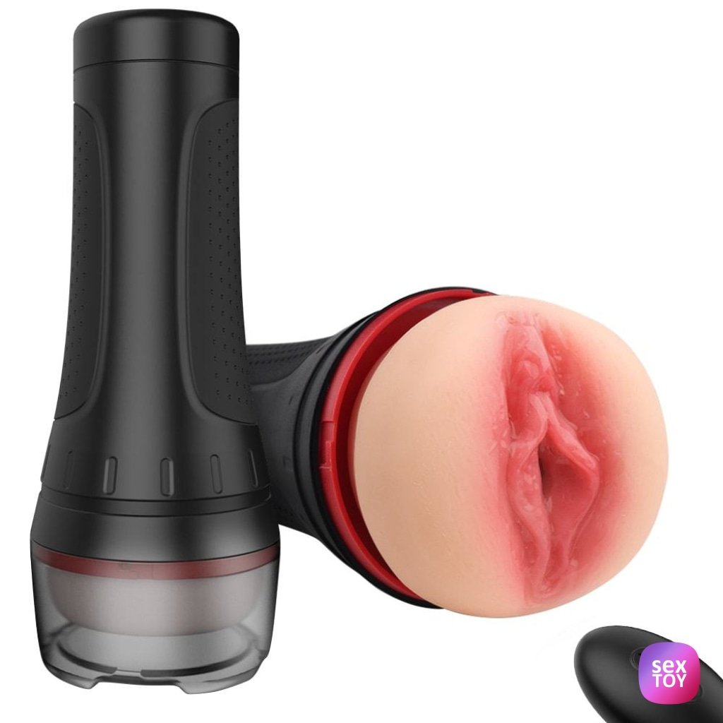 Remote Control Male Masturbator With Bullet