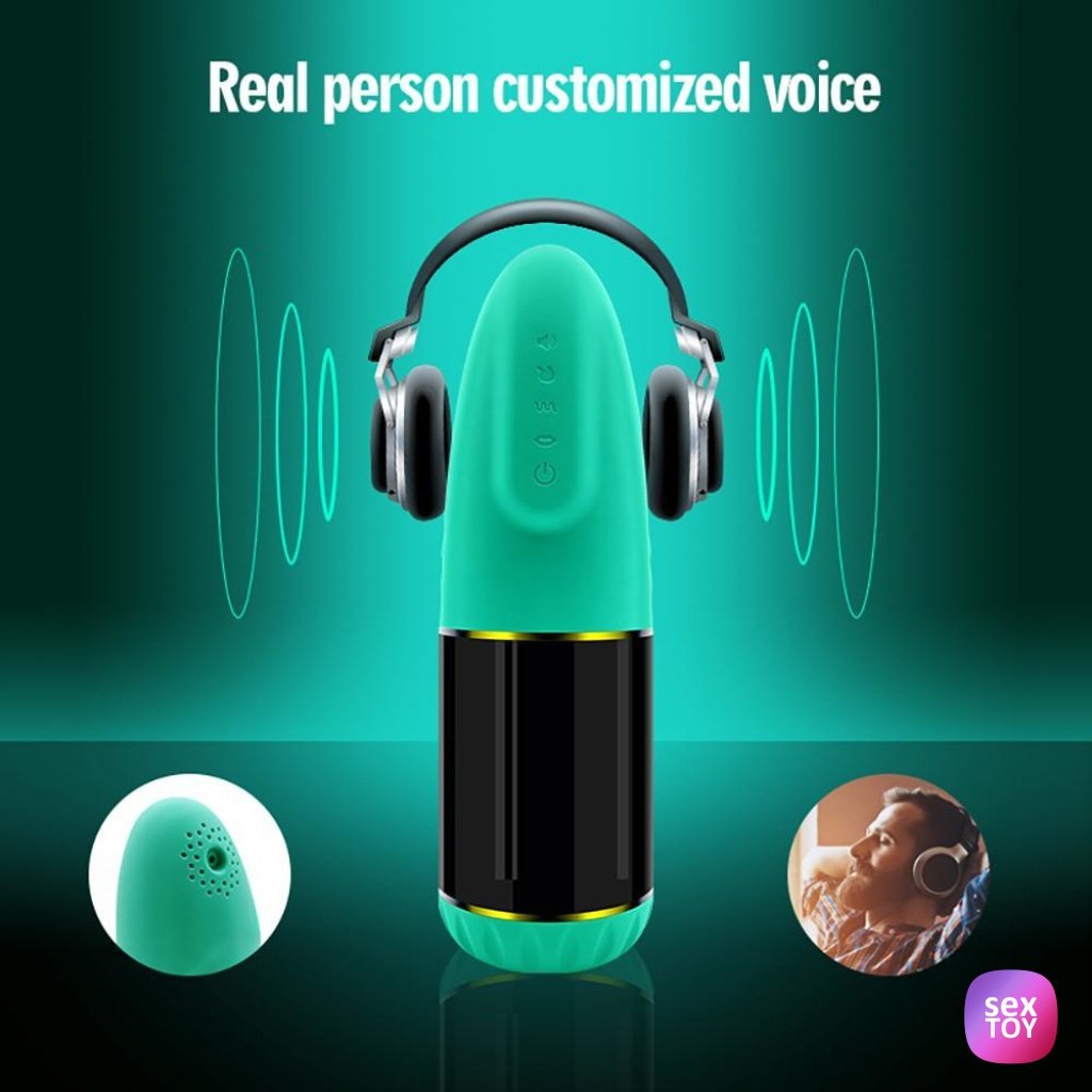 Rotation Suction Male Masturbators Real Person Voice Rechargeable