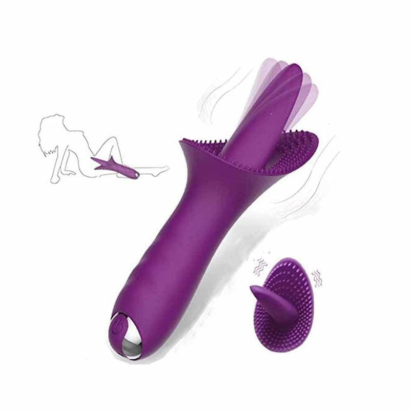 10-Frequency Vibration Tongue Tentacles Clit Stimulator