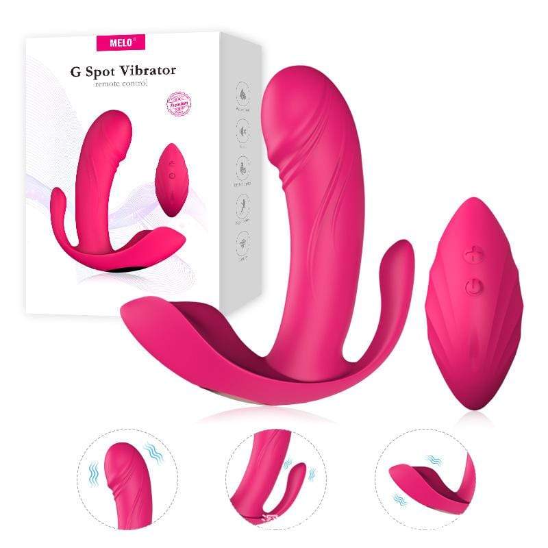 Invisible Wearable Vibrator Clitoris Vagina Anus Stimulator Adult Toy