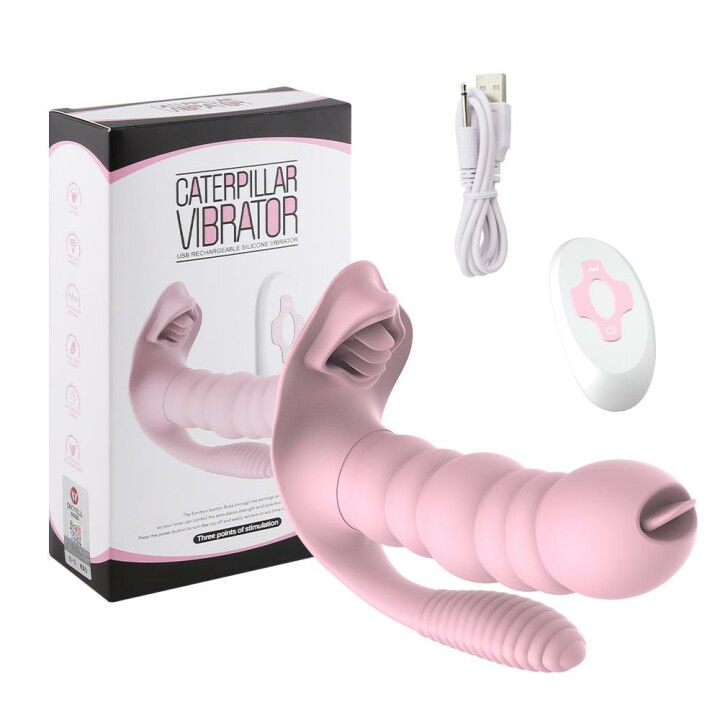 Remote Control mermaid G-spot Tongue Vibrator
