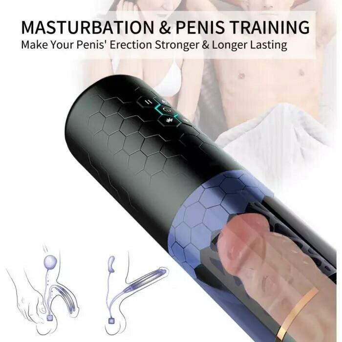 10 Thrusting Spinning Suction Cup Male Automatic Masturbation Cup