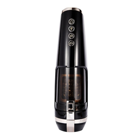 AILIGHTER Partial Transparent 5-Frequency Telescoping Voice Heating Masturbator