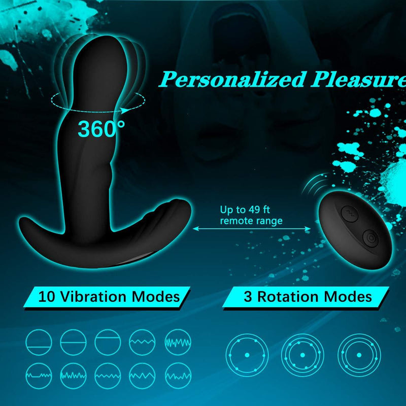 360° Rotating Vibrating Prostate Massager