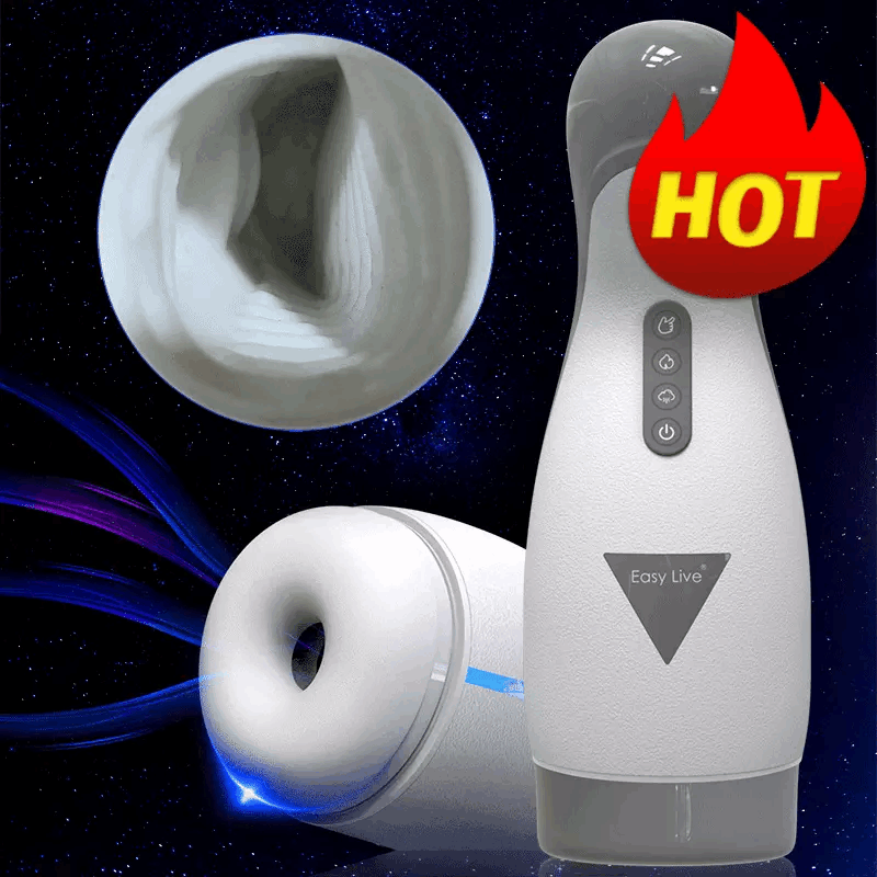 Real Sucking Masturbattion Cup male Blowjob Masturbators with Strong Suction Powerful vibrating Erotic Sex toys for men
