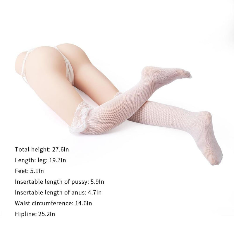 27.6” Realistic Pussy Anus Leg Sex Doll