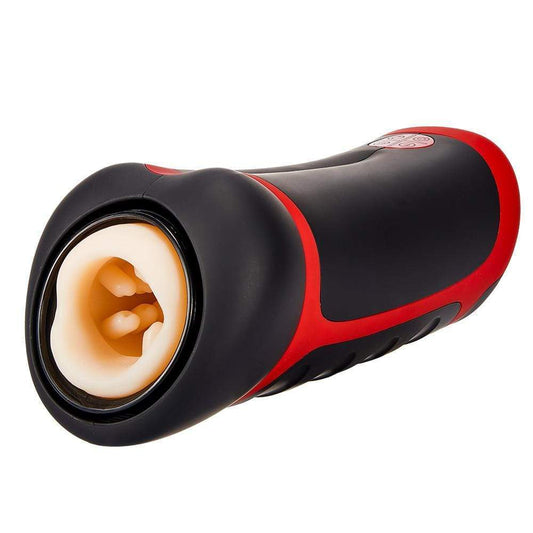 Heart-Shaped 10-Speed Telescoping Heating Voice Masturbation Cup