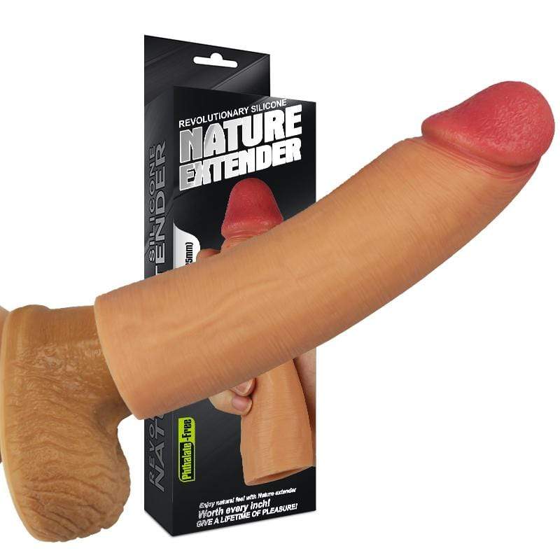 6.8 Inch Realistic Penis Extension Sleeve