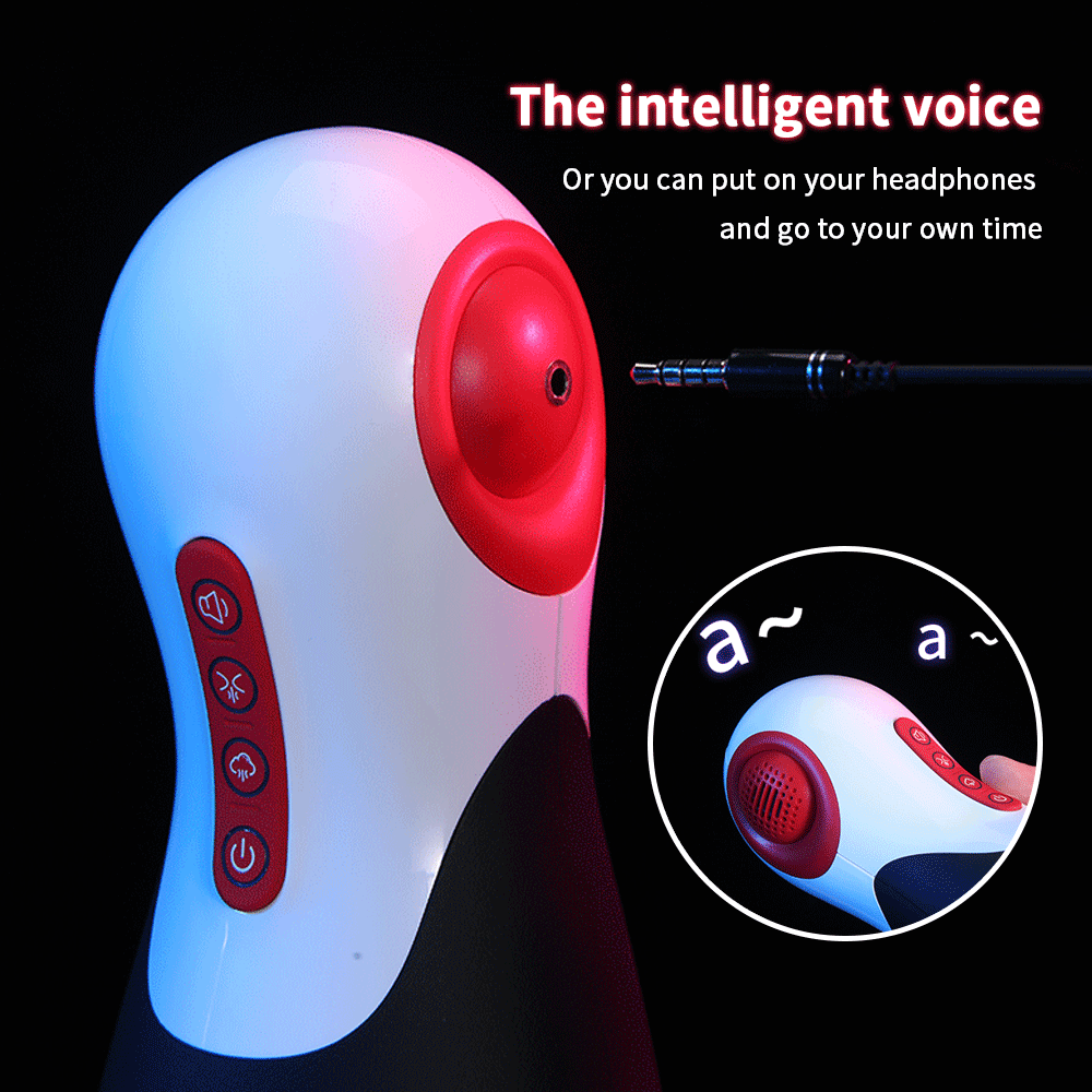 Automatic Heating Clip Suction Erotic Male Masturbator Cup