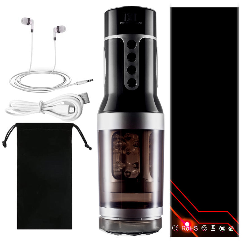 Automatic Male Masturbator Telescopic Rotation Voice Silicone Masturbation Sex Toys