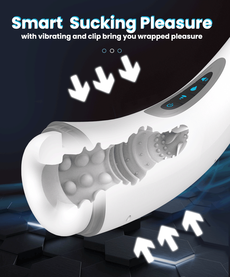 Automatic Powerful Sucking Male Masturbator Cup Heating Vibration Orgasm Sex Toys
