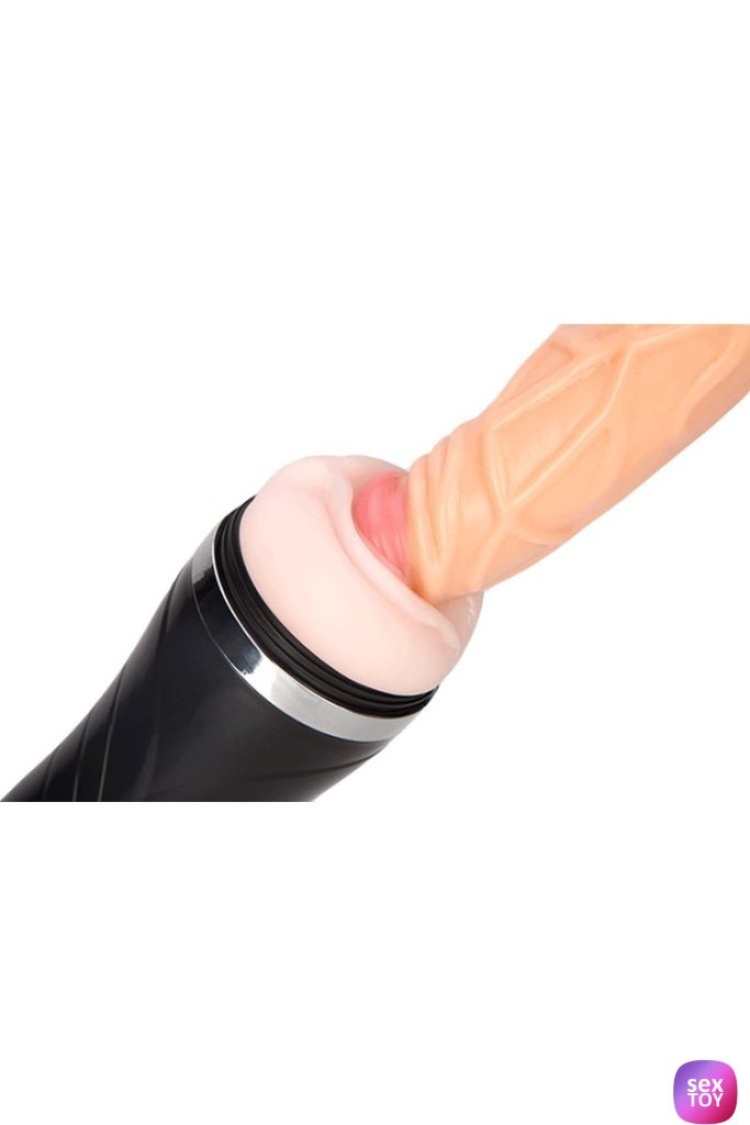 Rechargeable Hands Free Thrusting Male Masturbator Cup