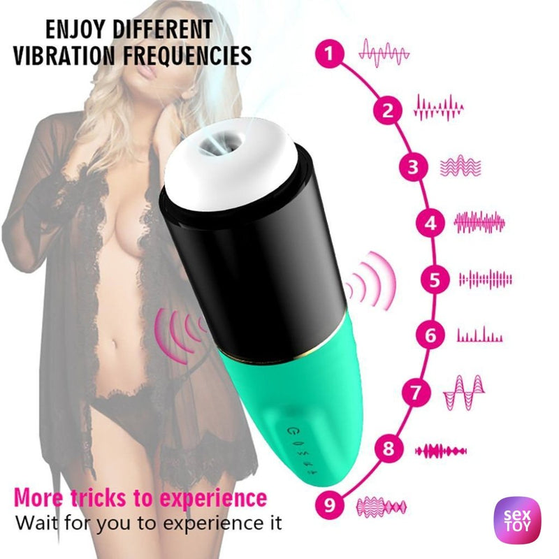 Rotation Suction Male Masturbators Real Person Voice Rechargeable